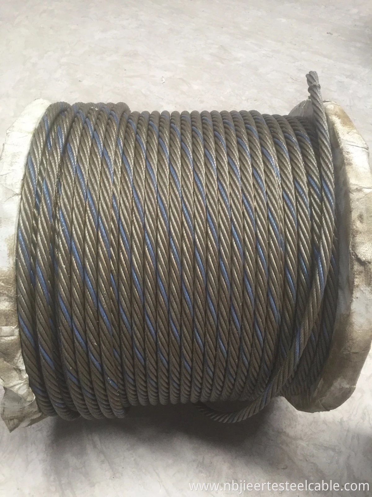 Ungalvanized Steel Wire Rope Of 6x19 Fc With Fibre Core2